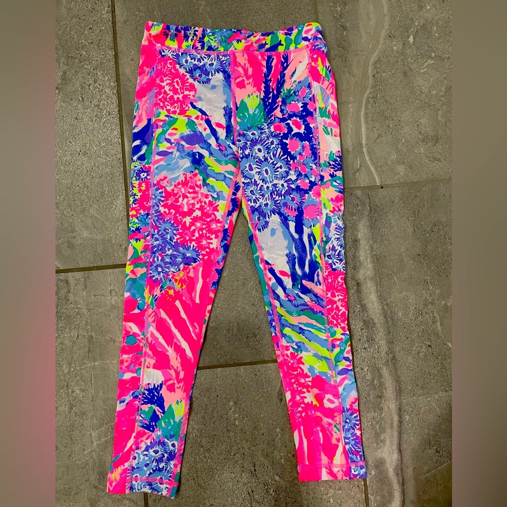 Lilly Pulitzer Girls Leggings Size 6-7